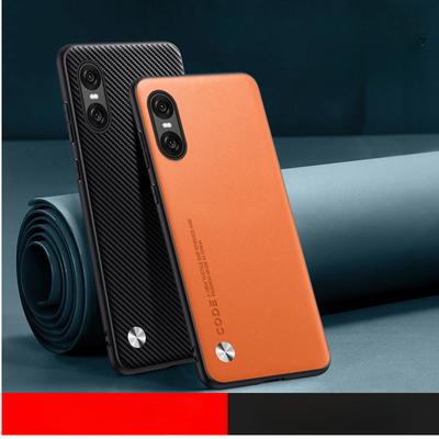 Étui en cuir PU uni pour Sony Xperia 10VI 1VI Coque arrière mate en silicone antichoc Protection des bords souples Coques de téléphone pour Xperia 10 1 VI 5V 10v 1v