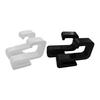 2Pcs Shower Door Hooks Bathroom Towel Hooks Bath Robe Hanger Hooks for 8mm Thick Frameless Glass Shower Door