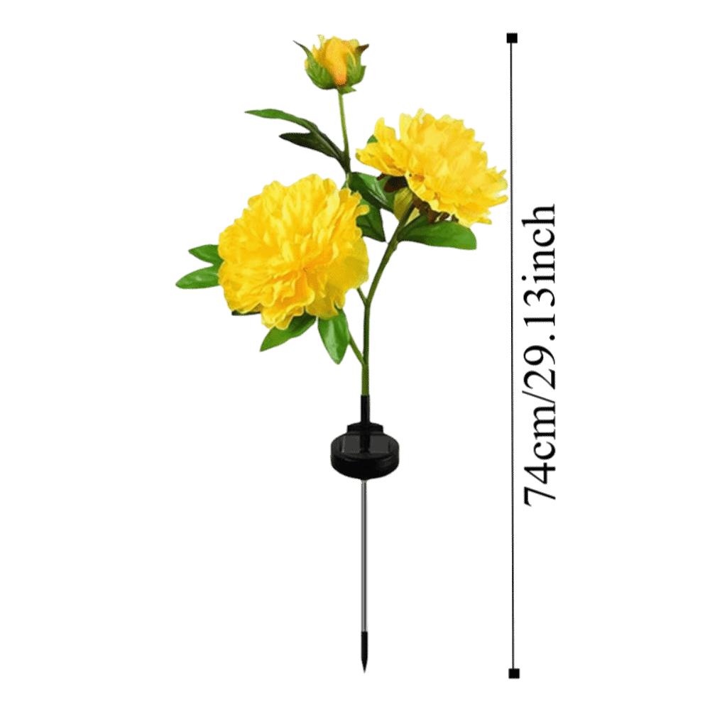 Simulation Flower Solar Path Lights LED Simulation Flower Light LED Solar Light  Porch Lighting