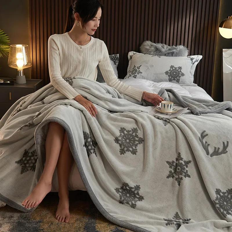 

Новое однослойное утолщенное молочное бархатное фланелевое одеяло, одеяло с кондиционером 150x200cm