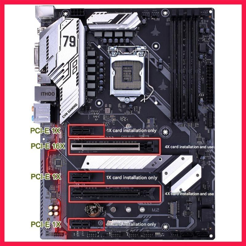 PCIE 1X/4X SATA3.0 Controller Card 6 Port 6Gbps PCIE SATA3.0 Expansion Card PCIE to SATA3.0 Controller PCIE GEN3 RTL9100VB Chip