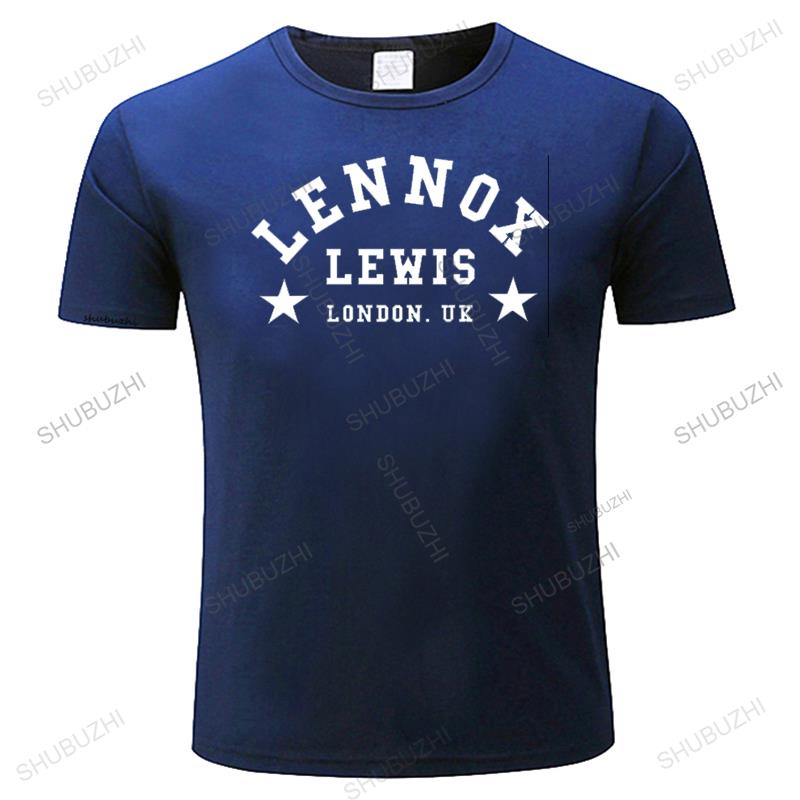 new arrived casual tshirt Lennox Lewis London Boxing Legend Training Gym T-shirt male brand teeshirt men summer cotton t shirt