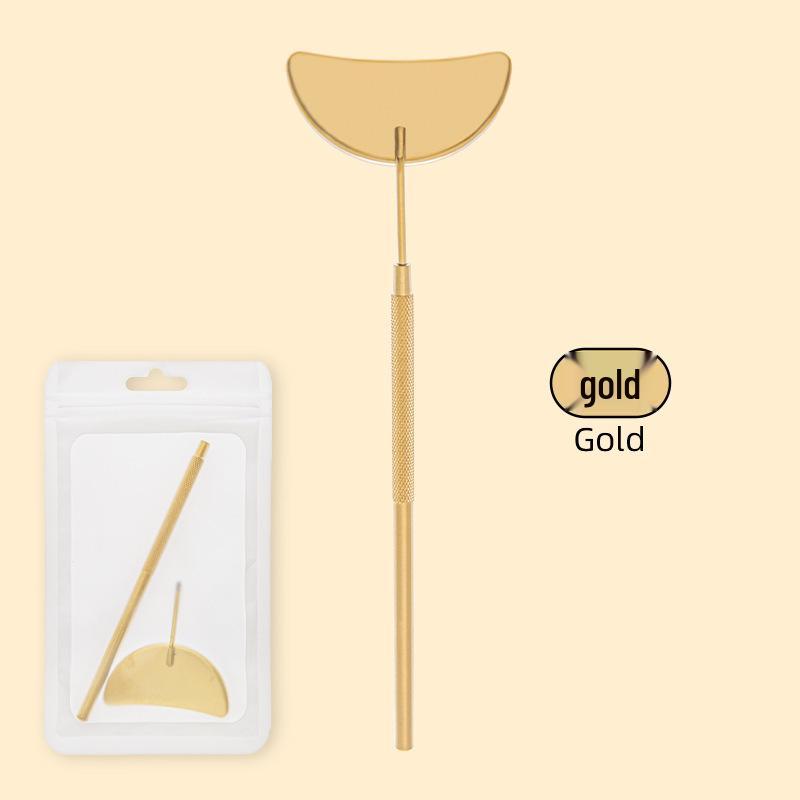 Portable Stainless Steel Eyelash Inspection Mirror for Grafting