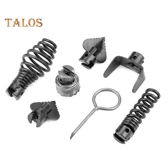 7 Adet/Set Boru Hattı Temizleyici Kolay Kurulum Sökme Gider Tıkanıklığı Açıcı Set Gider Borusu Burgusu Verimli Boru Temizleme Aracı