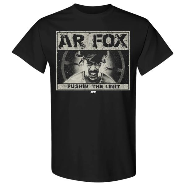 

AR Fox Pushin#039; the Limit Comfort AEW Official TShirt Unisex T-Shirt 5XL різнокольоровий