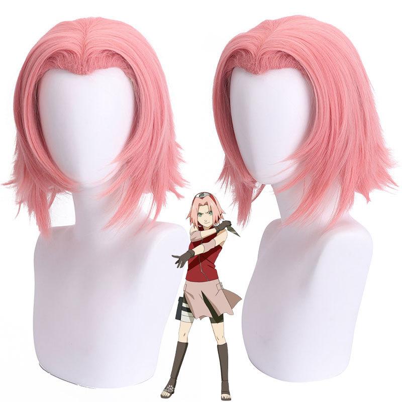Spill Haruno Sakura Cosplay Shippuden Anime Kostyme Parykk Kvinner Jenter Skjørt Antrekk Unisex Ninja Tegneserie Halloween Karnevalskostyme