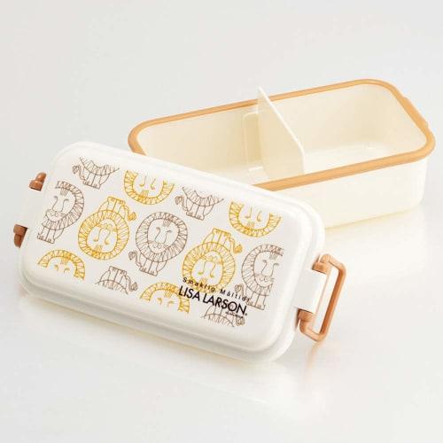 Skater Enamel-Style Bento Box, Single Tier, Lisa Larson Lion Design, 520ml, PEN5