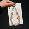 Pvc Starry Sky Beaded Phone Chain With Adjustable Wrist Strap For Women And Men
