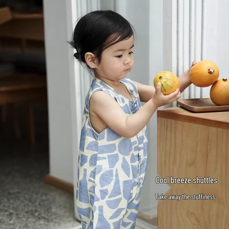 Unisex Baby Summer Sleeveless Romper
