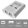 2-Port Printer Sharing Switch One Drag Two Switching Splitter Printer Sharing Device  USB Printer