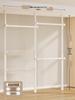Floor-Standing Clothes Rack: Bedroom Hanger, Retractable Drying Rod, Coat & Hat Rack.