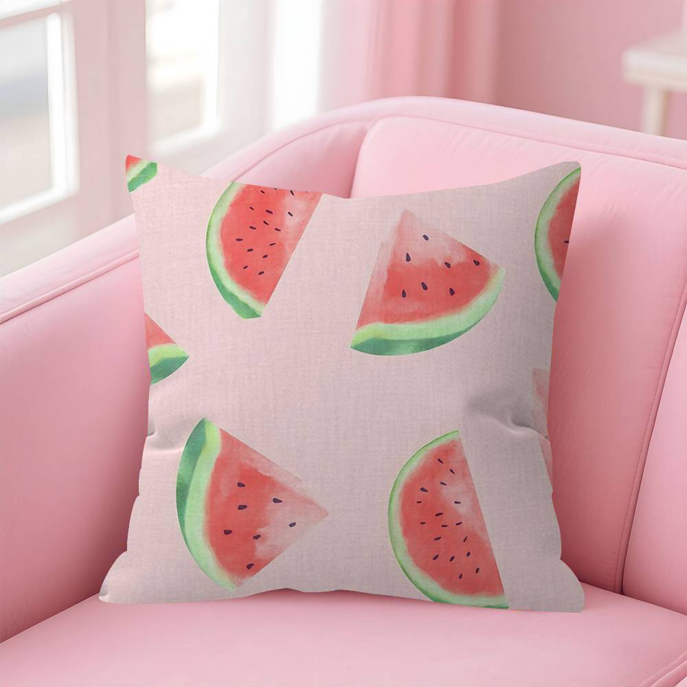 Luxury Watermelon Pattern Design Pillow Anime Pillow Sofa Bed Head Pillow Cover Cushion Cover 45x45 Cm Fashion