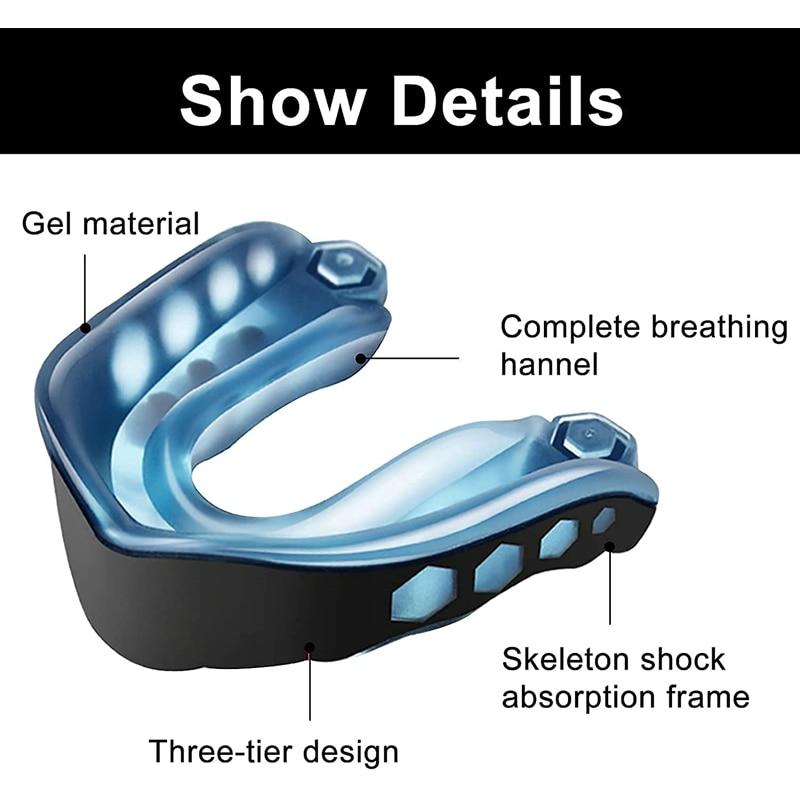 Cheap 1PC Gel Max Mouth Guard Professional Sport Mouthguard Soft