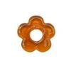 10PCS Colorful Mini Lovely Flower Glass Ornaments Easter Wedding Decor Supplies Girl Women's Jewelry Necklace Making Accessories
