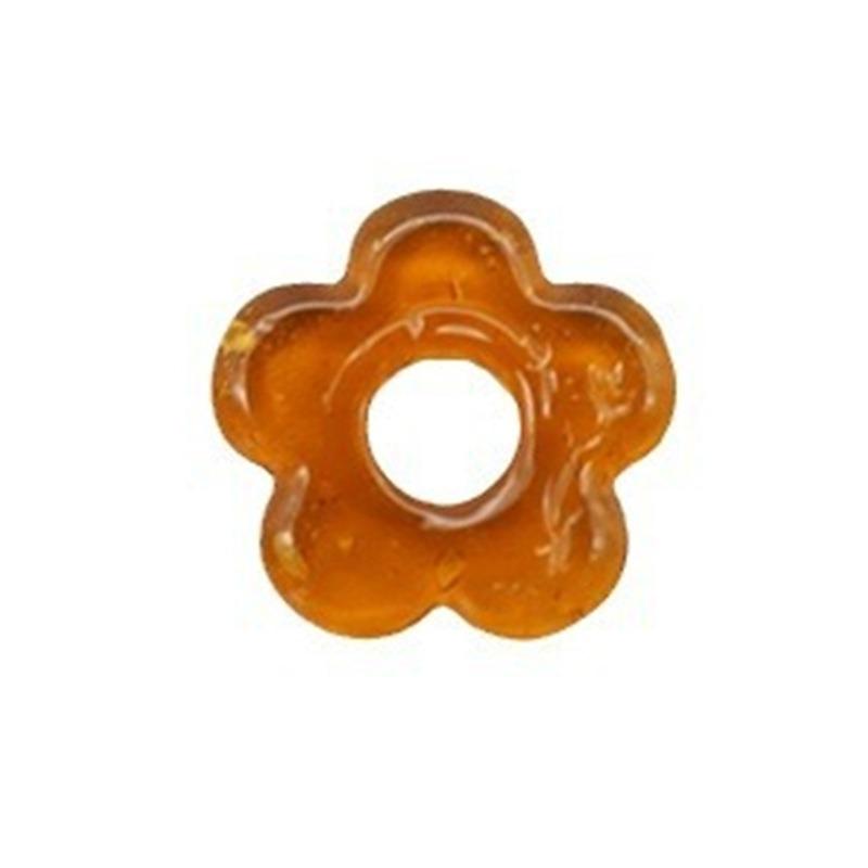 10PCS Colorful Mini Lovely Flower Glass Ornaments Easter Wedding Decor Supplies Girl Women's Jewelry Necklace Making Accessories