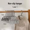 High-End Non-Slip Half-Round Plastic Clothes Hanger - Anti-Shoulder Marks