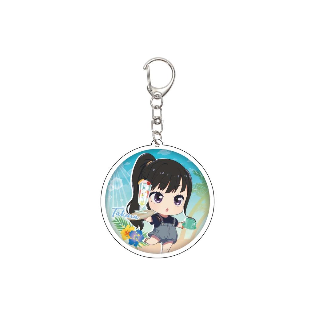 55MM Anime Lycoris Recoil Keychain Nishikigi Chisato/Inoue Takina/Nakahara Mizuki/MIKA Acrylic Model Plate Christmas Gifts