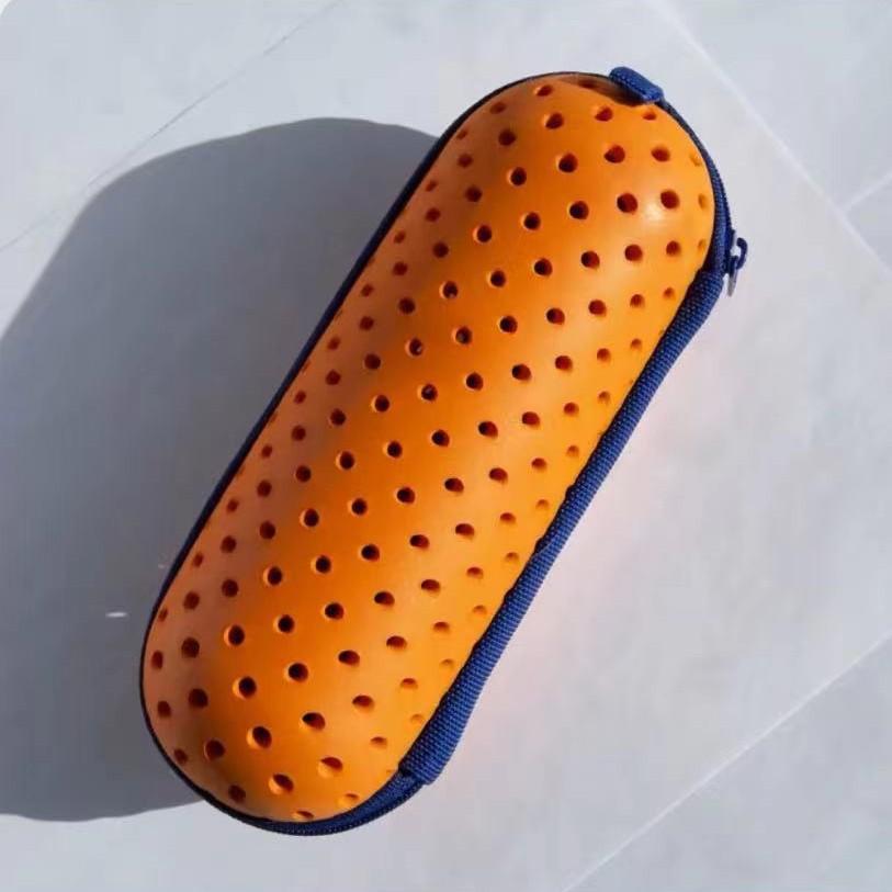 

Outdoor Swimming Goggles Storage Box Swimming Equipment Swimming Goggles Storage Box Breathable Lightweight Glasses Case Hollow помаранчевий