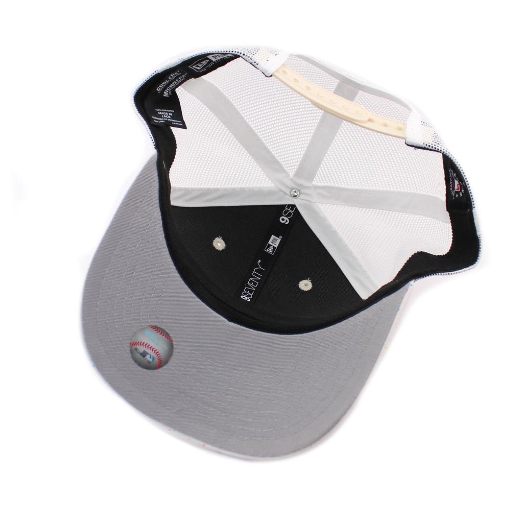 New Era City Connect 9SEVENTY Stretch Mesh Snapback Cap, Los Angeles Dodgers, MLB, White, Los Angeles Dodgers [Parallel Import]