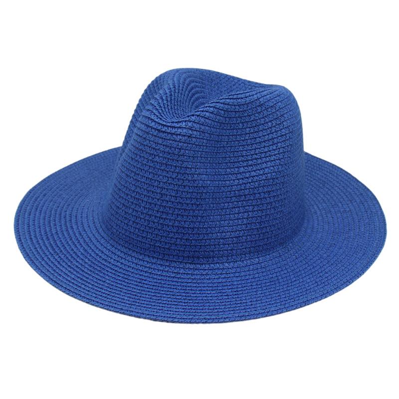 Spring And Summer New Panama Straw Hat European And American Style Jazz Hat Fedora Top Hat Panama Hat Straw Hat