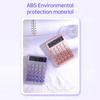 Desktop Calculator 12 Digit Large LCD Display Big Round Button Cute Gradient Colored Calculator Suitable for Office