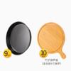 Food-grade Carbon Steel Pizza Tray Home Oven Baking Tray 6/8/9/10-inch Tray Cake Mold Baking Tools Kitchen Accessories
