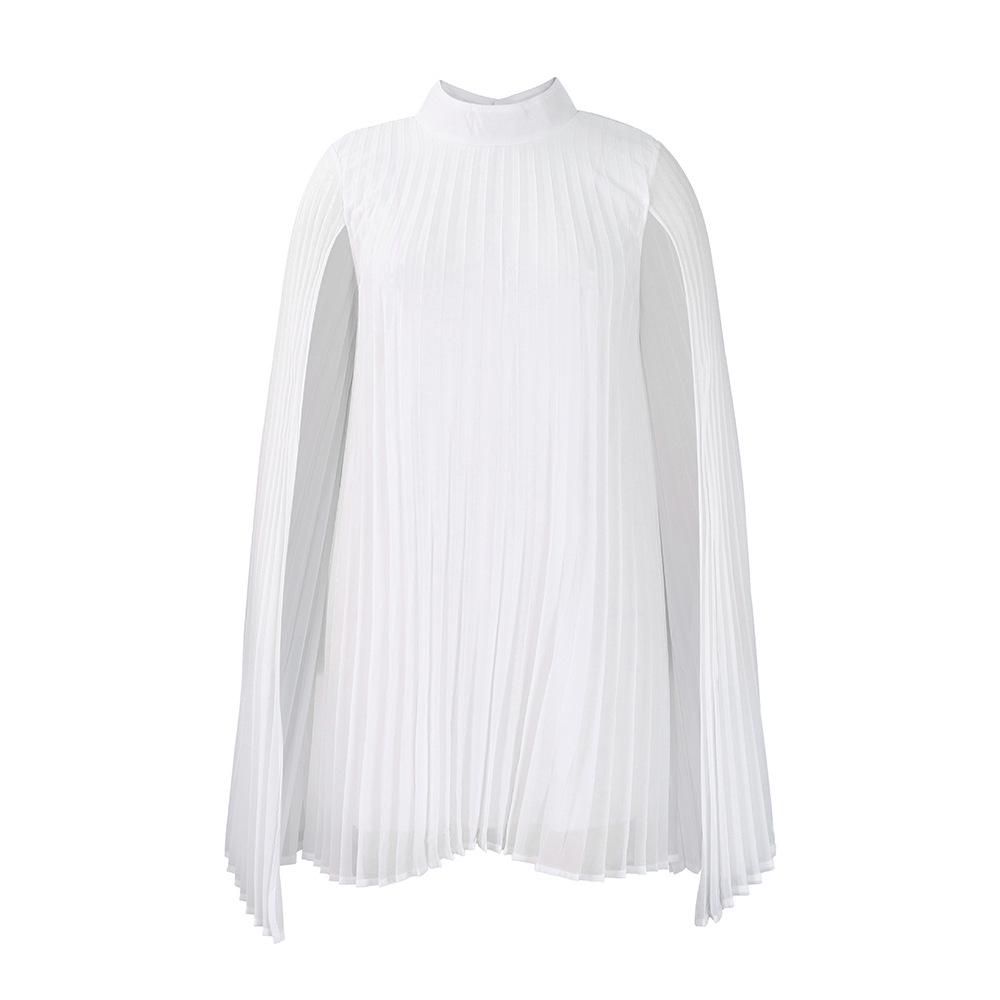 D400 Women's 2023 Fashion Chiffon Batwing Sleeve Plus Size Dress