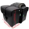Motorcycle Retro Fashion Saddle Bags Pouch Storage Case Side Luggage Tool Suitcase PU Leather PVC Bags