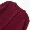 2025 Spring Women's Slim Knit Cardigan - Elegant, Versatile, Round Neck, Long Sleeve