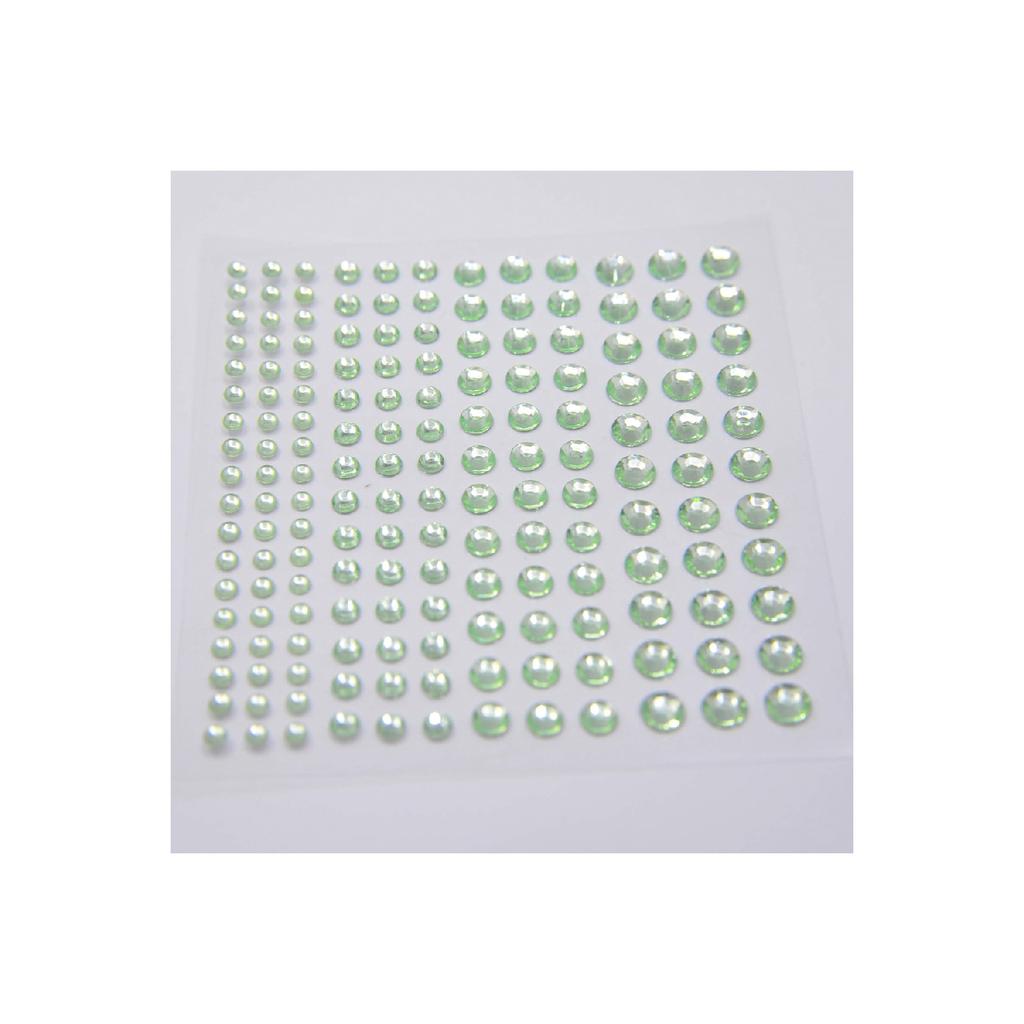 Pearl White Shimmer Adhesive Body And Face Stone Face Makeup Stone, Sticker 2,3,4,5,6mm 165 Pcs