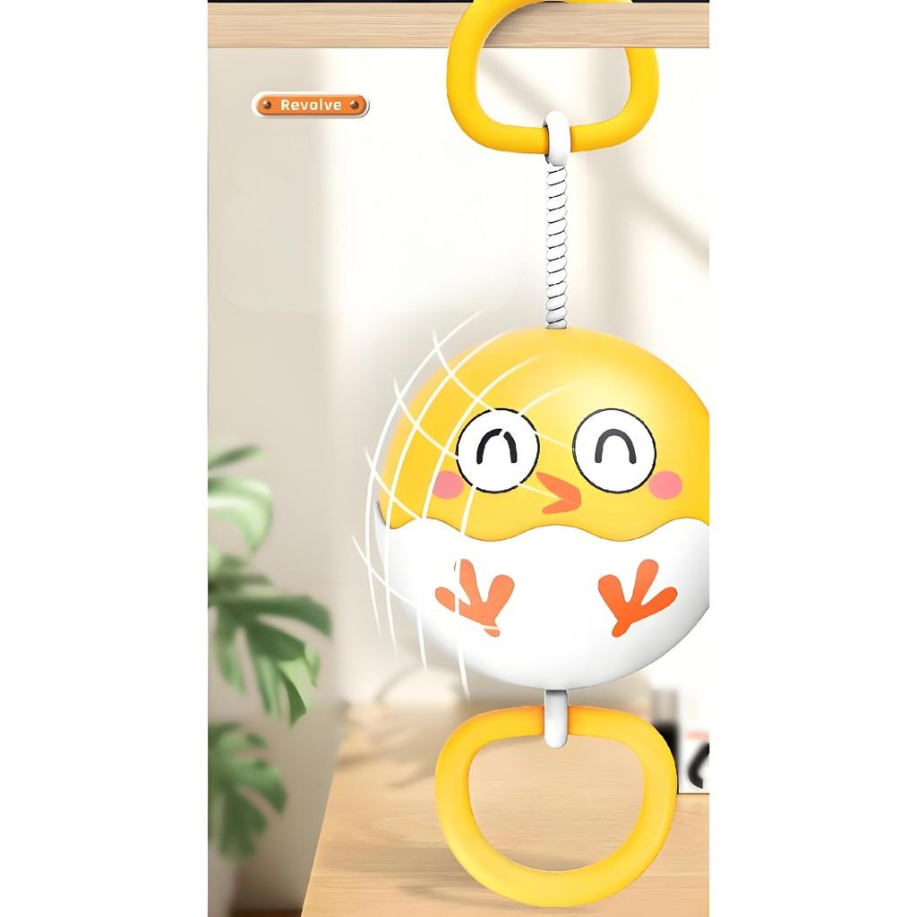 New Cute Whistle Ball Colorful Light Up Spinning Toy For Kids Eye Coordination Fun