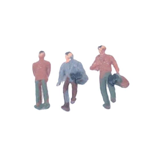 100Pcs Mini People Figurines 1/100 Scale Hand-painted Tiny Sitting Standing People Figure Models Miniature Scenes Architectural Project Dollhouse