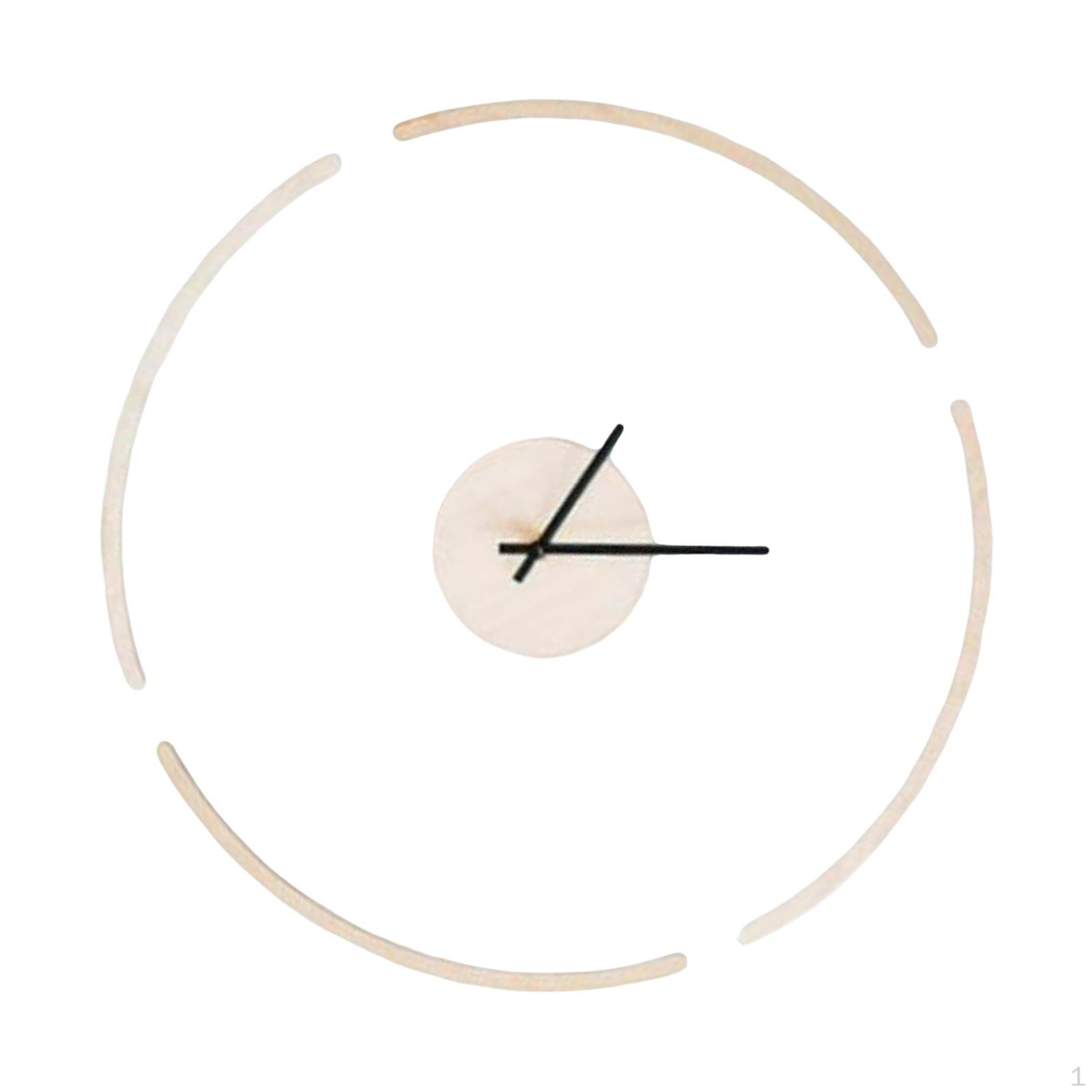 

Clock for Home Decor Wood color