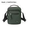 Men Casual Small Handbag Waterproof Nylon Crossbody Bags 12inch Men's Business Office Messenger Bag Shoulder Flap Bag XA33C