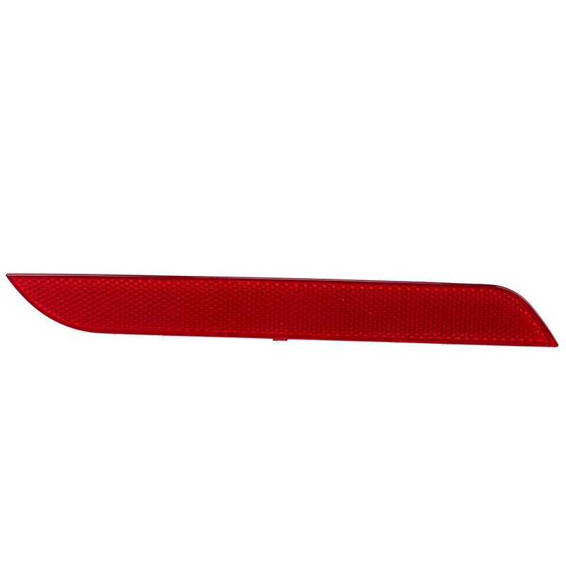 1 Pair Rear Bumper Reflector Light Red Lens Warning Strip Tail Marker For BMW 5 Series F10 F18 2010-2013