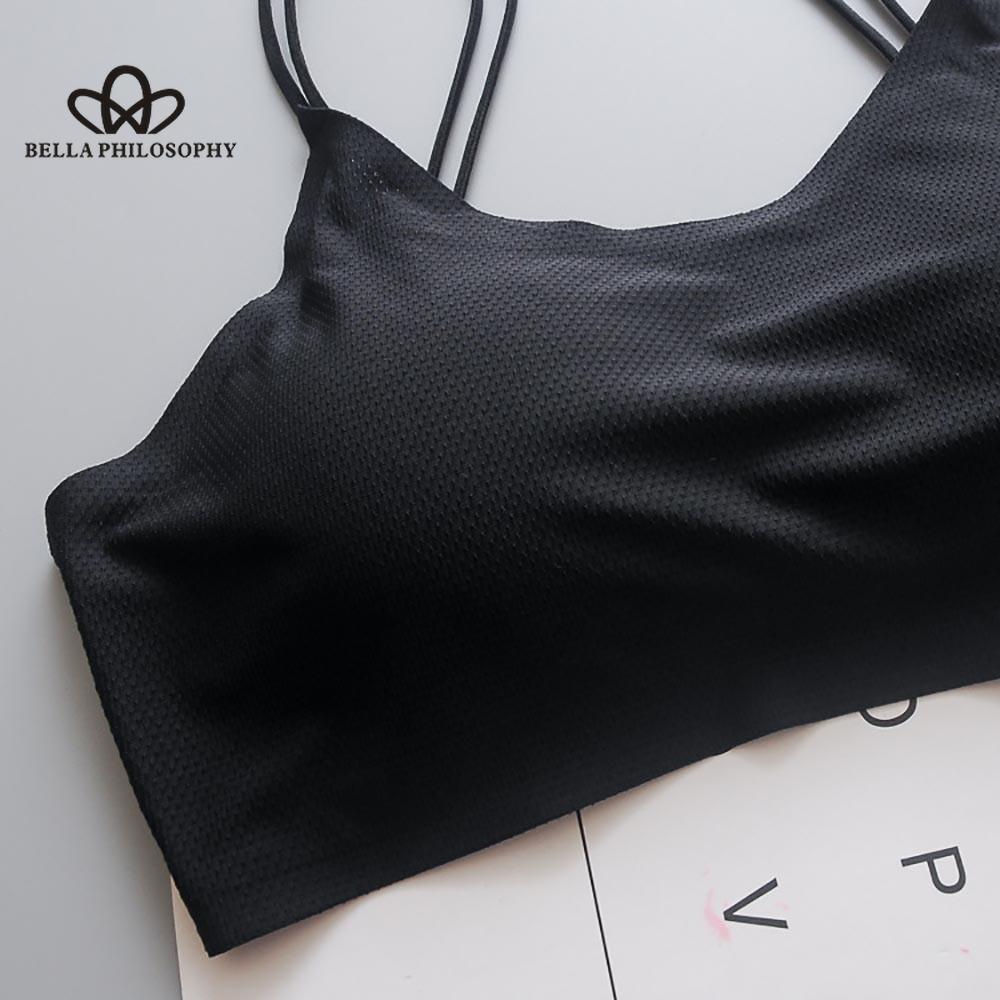 Women Sexy Bra Chest Pad Wearing Sports Underwear