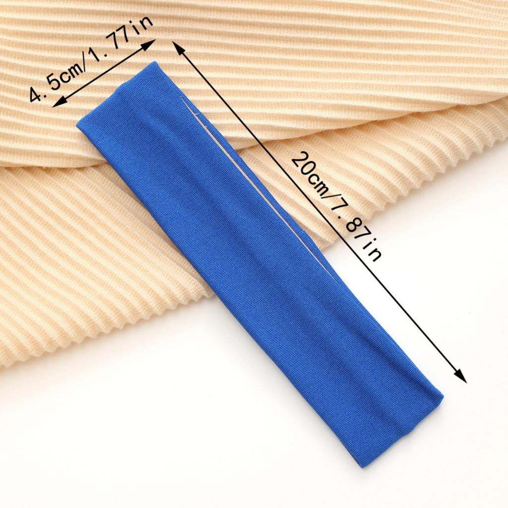 1PC Breathable Yoga Hair Bands Absorbing Sweat Headwear Hair Jewelry Women Elastic Headband Fashion