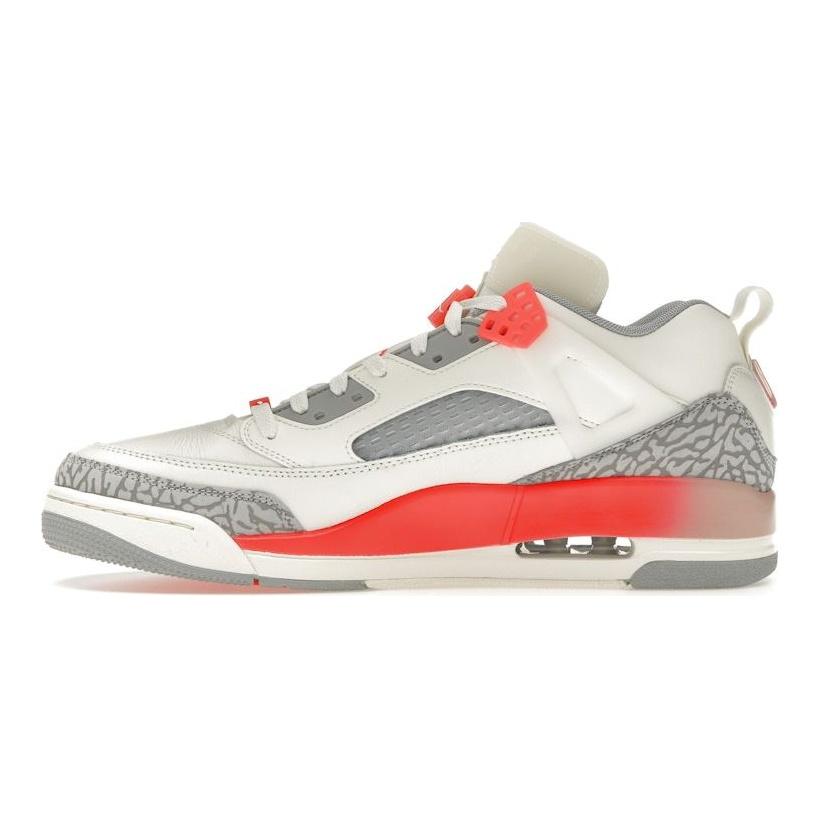 Paris Saint-Germain x Air Jordan Jordan Spizike Low Sail Infrared Üniseks Spor Ayakkabılar Krem Kızılötesi-23 Kurt Grisi HF8827-100