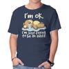 Unisex Crew Neck T-Shirt Trying To Be An Adult Graphic Short Sleeve Casual Tee