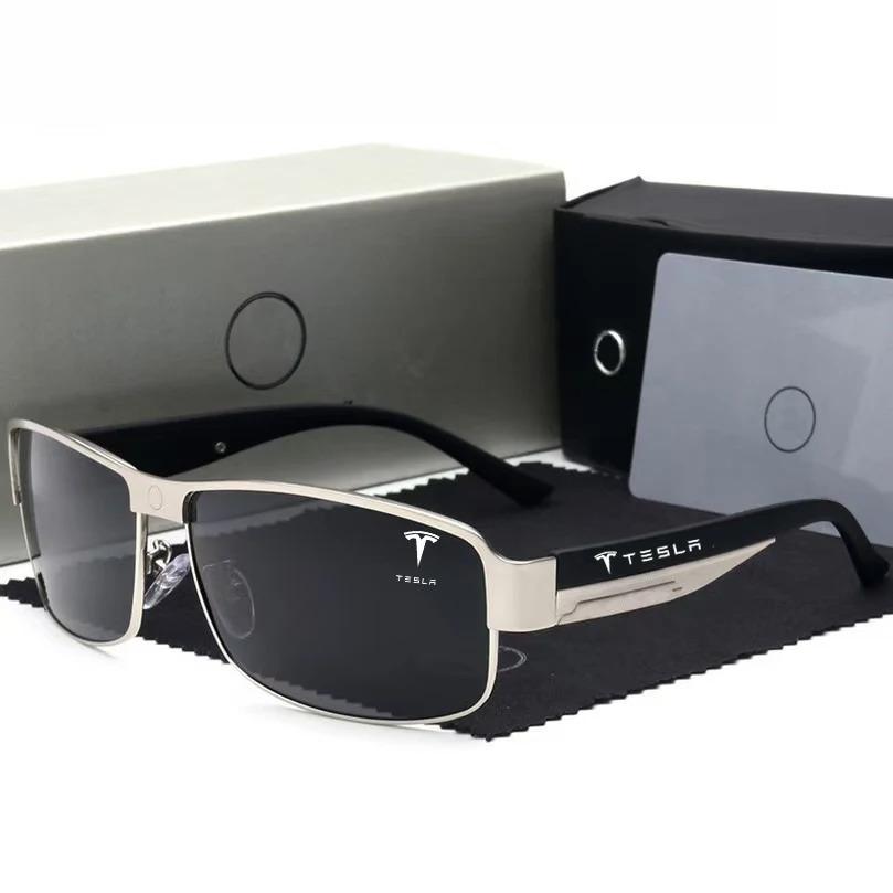 Occhiali da Sole di Alta Gamma Lusso Moda Auto Uomo Donna Occhialini Casual Per Tesla Cybertruck Roadster Model 3 Model Y Model S Model X