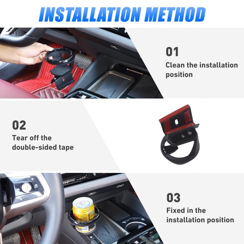 Auto Mittelkonsole Getränkehalter Becherhalter für Kaffee und Getränkeflaschen für BMW 5er G60 2025 2025 Innenraumzubehör