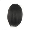 European and American wig female black short medium bobo Bobo head high temperature silk chemical fiber hair button mesh head