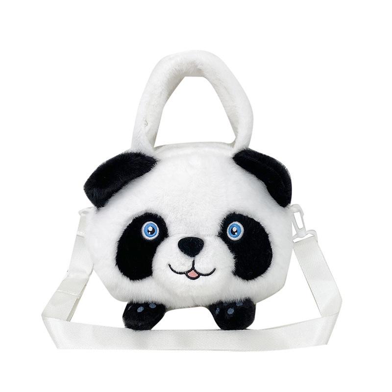 Panda Plush Handbag: Children's Crossbody Toy & Ragdoll Gift