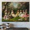 1000pcs Jigsaw Puzzle Artwork - Victorian Woman Having a Tea Break Jigsaw Puzzle for Home Wall Decor, Perfect for Birthday And Christmas Presents, Jig