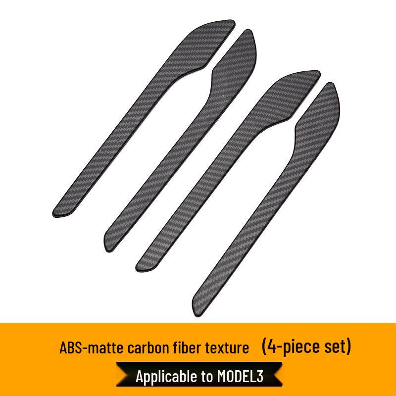 Tesla Model 3/Y Refresh Carbon Fiber Door Handle Sticker