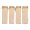 100 Pcs Kraft Paper Bag Food Grade Greaseproof Tear Resistant Disposable Brown Kraft Paper Grocery Bag 180x90x55mm