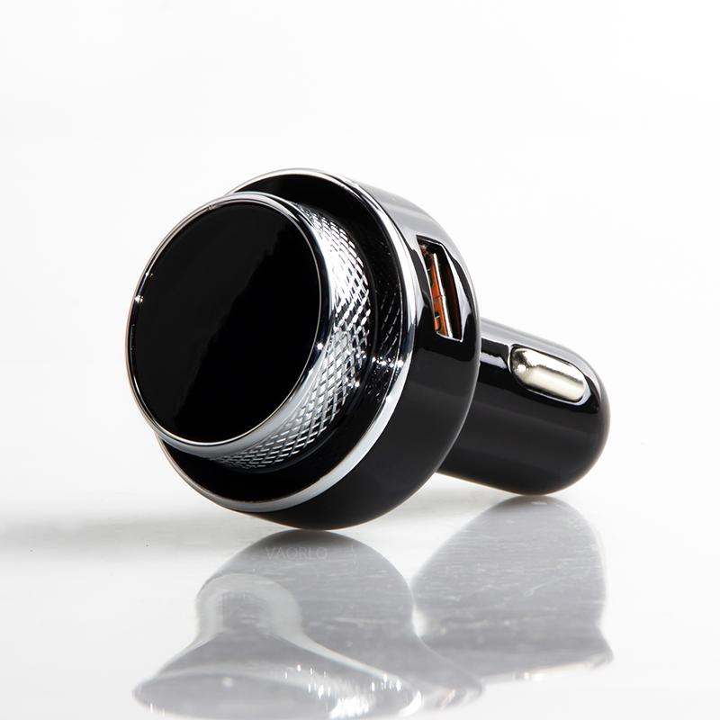 VAORLO Bluetooth Auto Ladegerät QC3.0 Dual USB Ladegerät Schnell Ladung Mit FM Sender MP3 Player TF Karte Car Kit Auto Telefon ladegerät