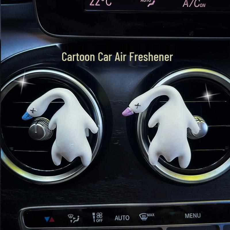New Aromatherapy Little Duck Car Vent Ornament with Scent Chips