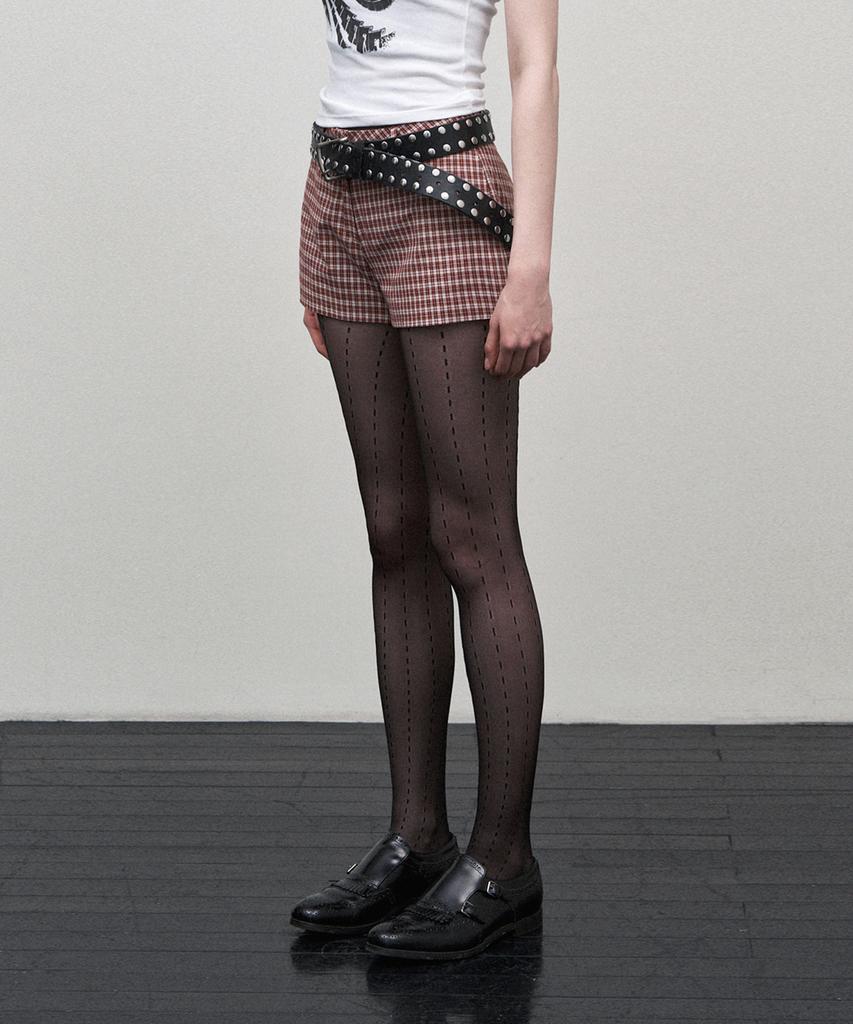 Soeoti Check Micro Shorts (Red)
