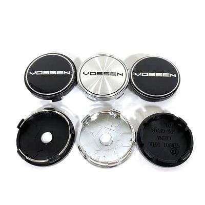 4 tk/partii 56mm 60mm 65mm 68mm Must Hõbedane Auto Ratta Keskava Kate VOSSEN Auto Embleem Logo Stiilitarvikutele
